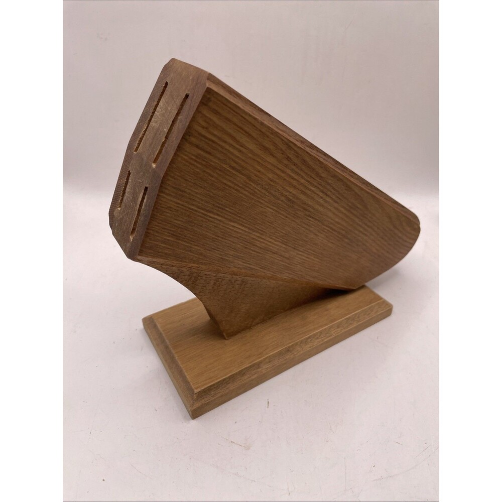 Vintage Cutlery Wooden 4 Knife Block